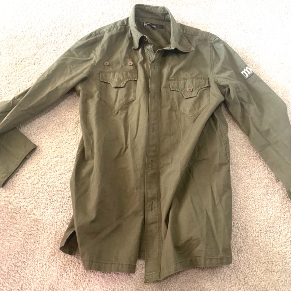 Howe army green shirt - Picture 3 of 5